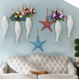 Maxbell Mediterranean Style Design Beach Starfish Bathroom Wall Wedding Decor blue