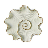 Maxbell Resin Wall Decoration Ornament for Home Wall Decor Beige Lotus Leaf S