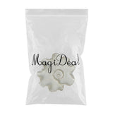 Maxbell Resin Wall Decoration Ornament for Home Background Decor Beige Lotus Leaf M