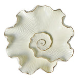 Maxbell Resin Wall Decoration Ornament for Home Wall Decor Beige Lotus Leaf L