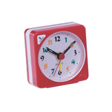 Mini Travel Clock Gradient Sound Desk Alarm Clock Snooze Nightlight Red