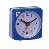Mini Travel Clock Gradient Sound Desk Alarm Clock Snooze Nightlight Blue