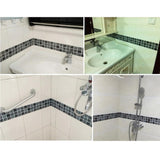 Maxbell 10x100cm Mosaic Self Adhesive Wall Stickers Decal Tile Home Kitchen Decor #4