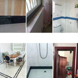 Maxbell 10m Long PVC Self Adhesive Wall Stickers Decal Tile Home Kitchen Decor 8cm