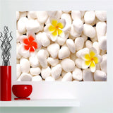 Maxbell Frameless Modern Oil Painting Wall Art Decal Sticker Panel 60x120cm Stones