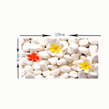 Maxbell Frameless Modern Oil Painting Wall Art Decal Sticker Panel 60x120cm Stones