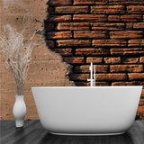 Maxbell Frameless Modern Oil Painting Wall Decal Sticker Panel 60x120cm Chocolate