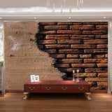 Maxbell Frameless Modern Oil Painting Wall Decal Sticker Panel 60x120cm Chocolate