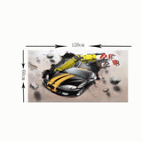 Maxbell Frameless Modern Oil Painting Wall Art Decal Sticker Panel 60x120cm Car