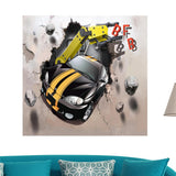 Maxbell Frameless Modern Oil Painting Wall Art Decal Sticker Panel 60x120cm Car