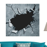 Maxbell Frameless Modern Oil Painting Wall Art Decal Sticker Panel 60x120cm Crack 1