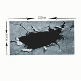 Maxbell Frameless Modern Oil Painting Wall Art Decal Sticker Panel 60x120cm Crack 1
