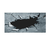 Maxbell Frameless Modern Oil Painting Wall Art Decal Sticker Panel 60x120cm Crack 1