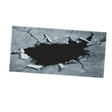 Maxbell Frameless Modern Oil Painting Wall Art Decal Sticker Panel 60x120cm Crack 1