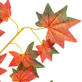 Maxbell 12x Fall Fake Silk Leaves Wedding Favor Autumn Maple Leaf Decor Autumn Red