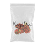 Maxbell 12x Fall Fake Silk Leaves Wedding Favor Autumn Maple Leaf Decor Autumn Red