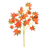 Maxbell 12x Fall Fake Silk Leaves Wedding Favor Autumn Maple Leaf Decor Autumn Red