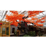 Maxbell 12x Fall Fake Silk Leaves Wedding Favor Autumn Maple Leaf Decor Gold