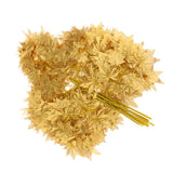Maxbell 12x Fall Fake Silk Leaves Wedding Favor Autumn Maple Leaf Decor Gold