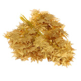 Maxbell 12x Fall Fake Silk Leaves Wedding Favor Autumn Maple Leaf Decor Gold