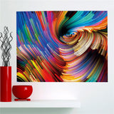 Maxbell Unframed Canvas Oil Painting Self-adhesive Wall Hanging Picture Art 2#
