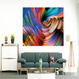 Maxbell Unframed Canvas Oil Painting Self-adhesive Wall Hanging Picture Art 2#