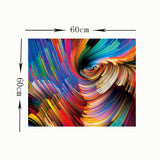 Maxbell Unframed Canvas Oil Painting Self-adhesive Wall Hanging Picture Art 2#
