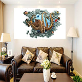 Maxbell 60x90cm Modern Art Oil Painting Self-adhesive Picture Home Room Decor #5