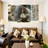 Maxbell 60x90cm Large Art Oil Painting Self-adhesive Canvas Picture Home Decor #8