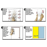 Maxbell Decorative Self-adhesive Canvas Oil Painting Wall Art Hanging Picture #1