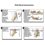 Maxbell Decorative Self-adhesive Canvas Oil Painting Wall Art Hanging Picture #2