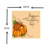 Maxbell Frameless Modern Oil Painting Wall Art Decal Sticker Panel 60x60cm Pumpkin