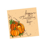 Maxbell Frameless Modern Oil Painting Wall Art Decal Sticker Panel 60x60cm Pumpkin