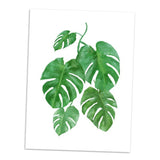 Maxbell Unframed Canvas Oil Painting Picture DIY Wall Art Decor banana-leaf S