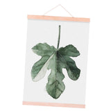Maxbell Watercolor Picture Palm Leaf Plant Oil Painting Wall Hanging Art 5# 40x50cm