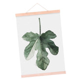 Maxbell Watercolor Picture Palm Leaf Plant Oil Painting Wall Hanging Art 5# 40x50cm