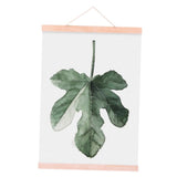 Maxbell Watercolor Picture Palm Leaf Plant Oil Painting Wall Hanging Art 5# 40x50cm