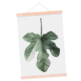 Maxbell Watercolor Picture Palm Leaf Plant Oil Painting Wall Hanging Art 5# 40x50cm