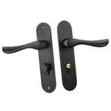 Maxbell Door Handle Lock Front Back Lever Lock Bathroom Bedroom Door Handles #4