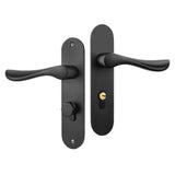 Maxbell Door Handle Lock Front Back Lever Lock Bathroom Bedroom Door Handles #4