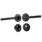 Maxbell Door Handle Lock Front Back Lever Lock Bathroom Bedroom Door Handles #5