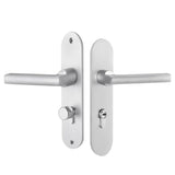 Maxbell Door Handle Lock Front Back Lever Lock Bathroom Bedroom Door Handles #9