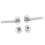 Maxbell Door Handle Lock Front Back Lever Lock Bathroom Bedroom Door Handles #11