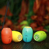Maxbell Portable Lemon Car Humidifier Cool Mist Maker Air Purifier Night Light Blue