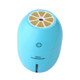 Maxbell Portable Lemon Car Humidifier Cool Mist Maker Air Purifier Night Light Blue
