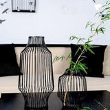 Maxbell Vintage 3D Iron Wire Tea Light Candle Holder Iron Frame Table Flower Vase #4
