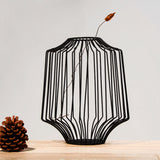 Maxbell Vintage 3D Iron Wire Tea Light Candle Holder Iron Frame Table Flower Vase #4