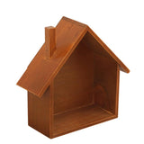 Maxbell Shabby Chic Wooden House Shelving Display Unit Wall Hanging Box Coffee