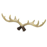 Maxbell Vintage Resin Deer Wall Hooks Clothes Hanger Rack Coat Key Hook Ornament Beige