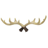 Maxbell Vintage Resin Deer Wall Hooks Clothes Hanger Rack Coat Key Hook Ornament Beige